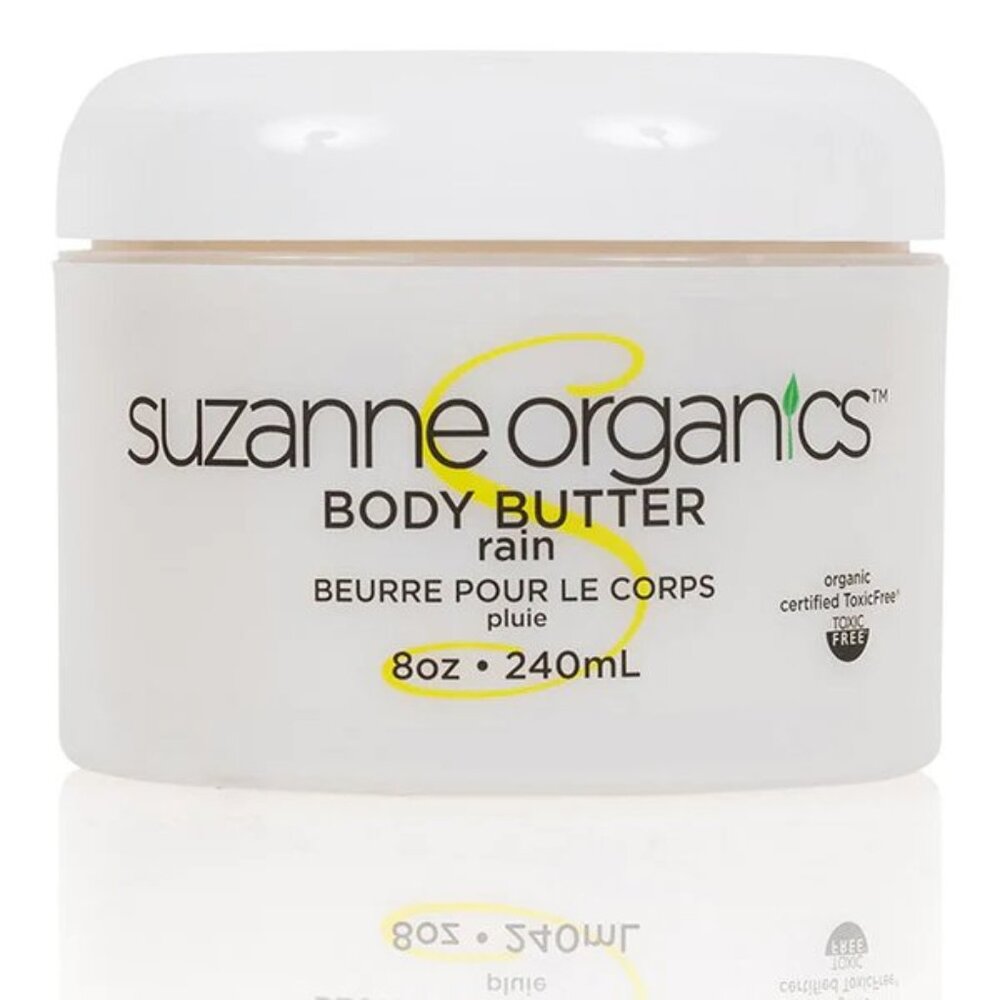 FULL SIZE SUZANNE ORGANICS SOMERS BODY BUTTER RAIN